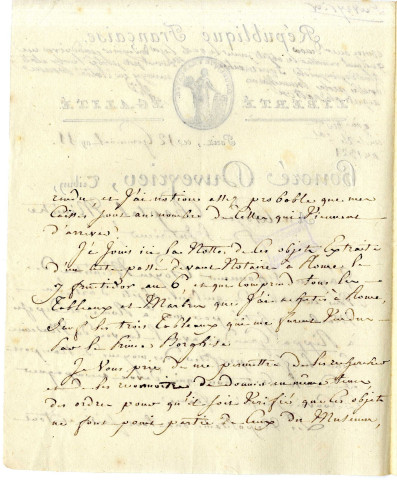 Duveyrier (Honoré), membre du Tribunat