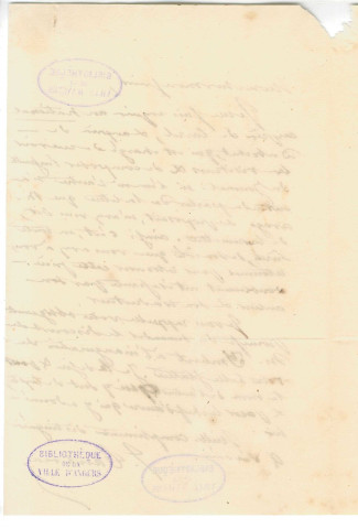 Correspondance de Taschereau avec Pierre-Jean David d'Angers