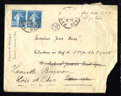 Lettre d'Edouard Monet à Jean Huré