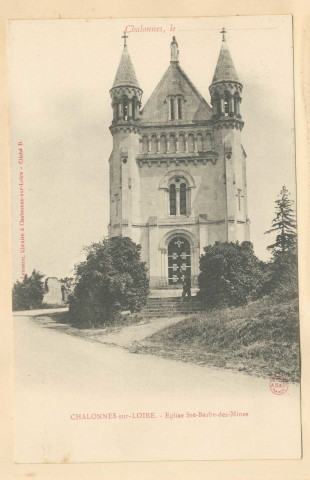 Chalonnes-sur-Loire. Eglise Ste-Barbe-des-Mines