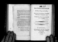 La Constitution française présentée au roi par l'Assemblée nationale, le 3 septembre 1791