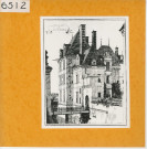 Vernantes : Château de Jalesnes (Atlas Célestin Port, planche 54, gravure)