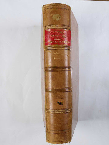 Recueil de titres de l'abbaye du Ronceray, concernant les droits de l'abbesse sur l'hôpital Saint-Jean