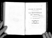La Sentinelle du peuple, aux gens de toutes professions... composant le Tiers-État de la province de Bretagne, par un propriétaire en ladite province. N. 1 [-5], 10 novembre [-25 décembre] 1788