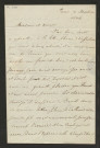 Lettres d'Emilie Maillocheau, épouse de Pierre-Jean David d'Angers, adressées à Victor Pavie