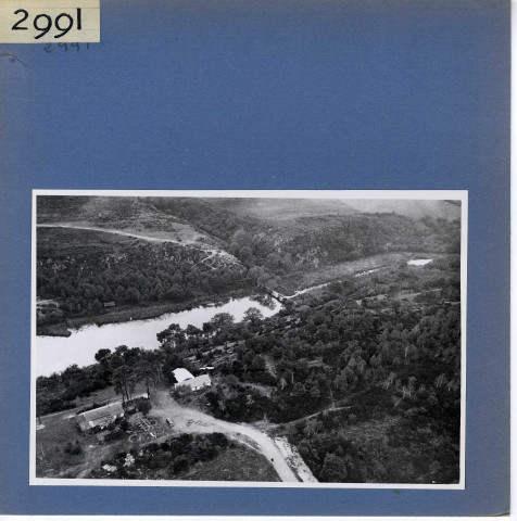 Angers : Vue aérienne du parc de la Haye