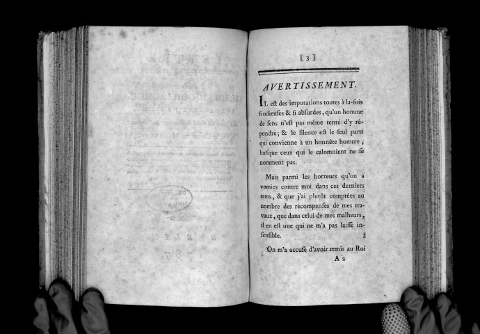 Lettre remise à Frédéric-Guillaume II, de Prusse, le jour de son avénement au trône, par le comte de Mirabeau