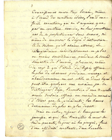 Discours de Jean-Michel Mercier, de Versailles, peintre d'histoire, aux distributions des prix de l'Ecole de dessin d'Angers dont il était directeur