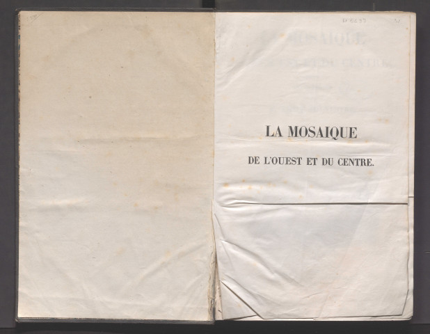 La Mosaïque de l'Ouest. Troisième année. 1844