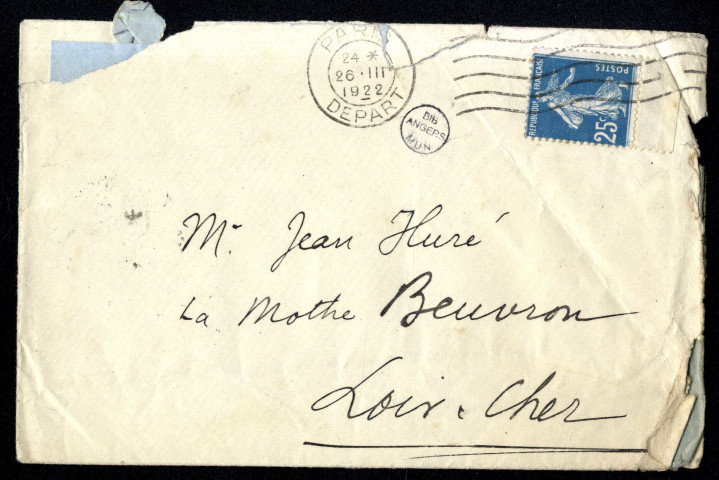 Lettres de Maurice Dekobra à Jean Huré