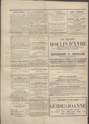 Le postillon. 21 janv. 1884 (2e année, n° 20)