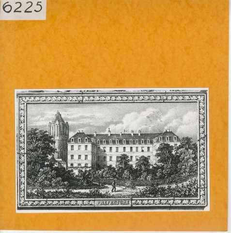 Angers : Plan, détail des gravures