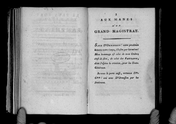 Le plus fort des pamphlets. L'Ordre des paysans aux États-Généraux. Noilliac