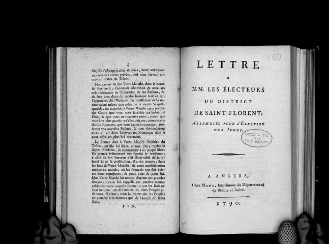 Discours au roi, prononcé le 17 juillet 1790, par Joseph Delaunay d'Angers, parlant au nom des gardes nationales du département de Maine-et-Loire