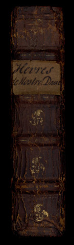 Heures de Nostre Dame en latin et en françois a l'usage de Rome, nouvellement reveües, corrigées