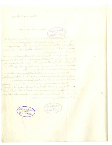 Correspondance de Ad. Crémieux avec Pierre-Jean David d'Angers