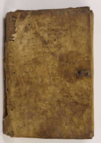 « Marci Fabii Quintiliani cecus in limine incipit. Ex incendio domus... »