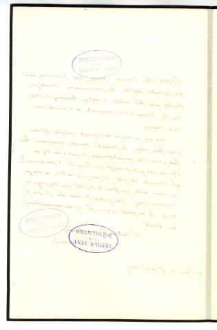 Correspondance de Désiré Nisard avec Pierre-Jean David d'Angers