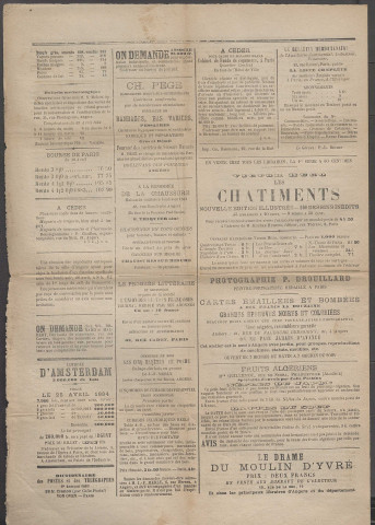 Le postillon. 27 avril 1884 (2e année, n° 115)