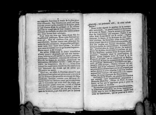 Conclusion des ministres catholiques qui, dans les églises paroissiales de Saint-Samson et de la Trinité d'Angers, ont combattu publiquement un catéchisme anonyme où se trouvent les plus grossières erreurs