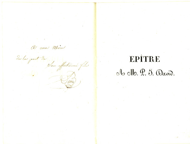 Epître à M. P.-J. David, statuaire, Auteur du monument de Bonchamps, exposé au Salon de 1824