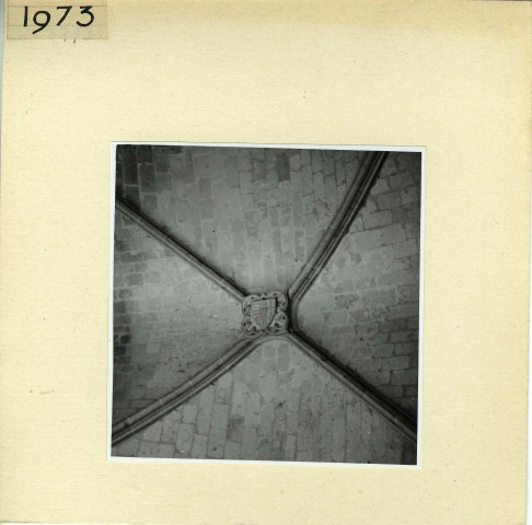 Angers : Entrée, clé de voute