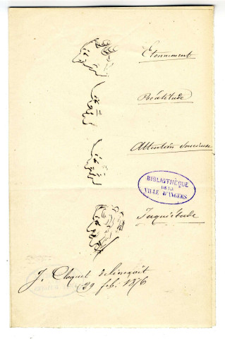 Correspondance du docteur Cloquet