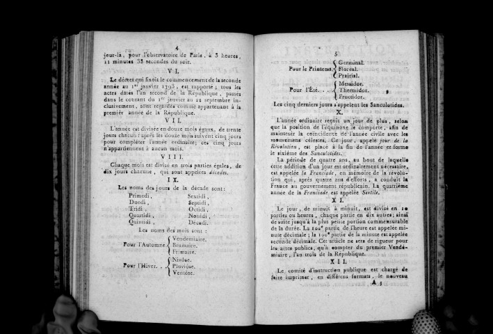 Calendrier de la République française