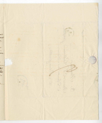 Correspondance de Henri Ducrotay de Blainville [au Dr Lallemand et au Dr Frolich]