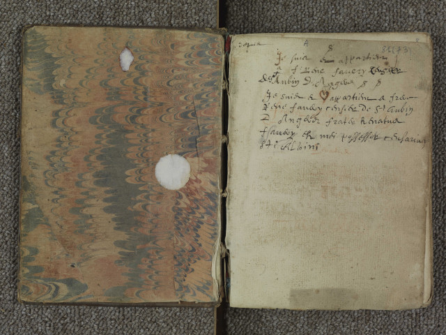 Incipit processionarium, secundum usum monasterii Sancti Albini ordinatum. Processionnal de Saint-Aubin d'Angers