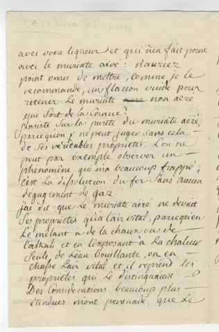 Correspondance de Claude-Louis Berthollet, chimiste [à Lakanal]