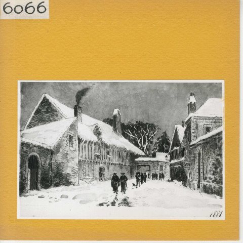 Angers : Cloître Saint-Martin (1881)