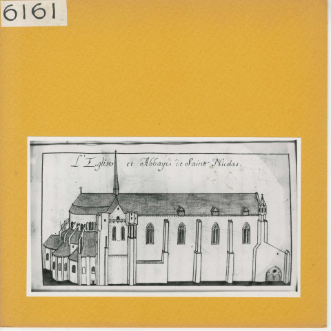 Angers : Eglise et Abbaye Saint-Nicolas (1716)