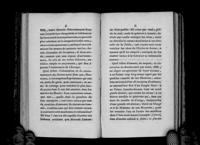 Discours prononcé par M. Benaben le jour de sa réception au club des Amis de la Constitution