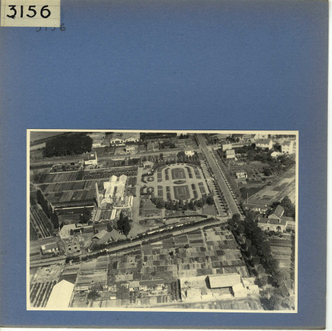 Angers : Quartier de La Roseraie, vue aérienne