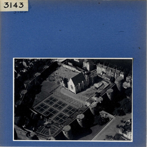 Angers : Château (première transformation), vue aérienne