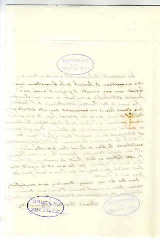 Correspondance de Marie Nodier-Mennessier avec Pierre-Jean David d'Angers