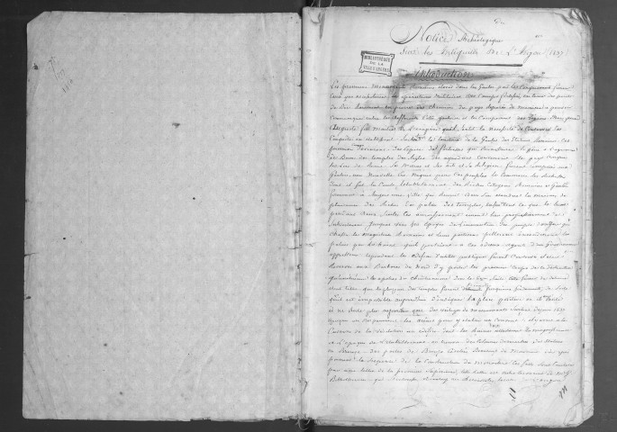 Notice archéologique sur les antiquités de l'Anjou