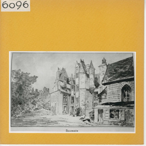 Saint-Martin-de-la-Place : Château de Boumois