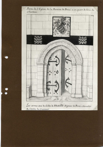 [Photographies des monuments du] Diocèse d'Angers : Brézé - Broc