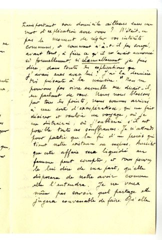 Lettre de G. Sand à N.