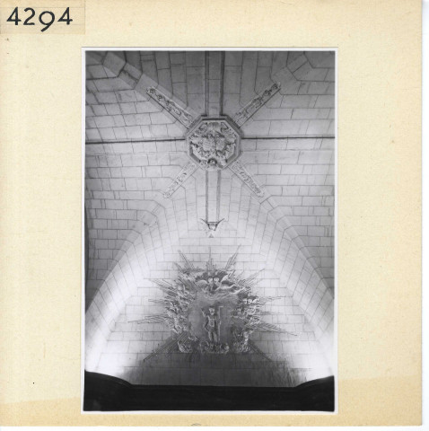 Angers : Plafond de la chapelle (Préfecture)