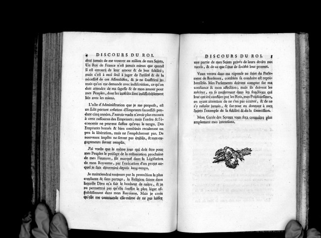 Pièces relatives à la séance tenue par le roi en son Parlement, le 19 novembre 1787