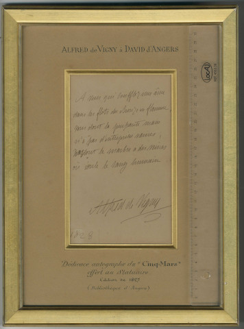 A vous qui soufflez une âme...