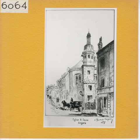 Angers : Eglise Notre-Dame (1890)