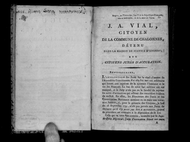 Ligue de l'amnistien Delaunay contre un patriote