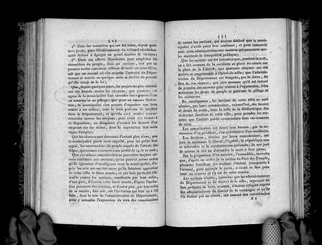 Procès-verbal des événements passés à Lyon les 29 et 30 mai 1793, apporté par les députés extraordinaires de Lyon, qui n'ont pas encore pu le présenter à la Convention nationale, mais qui l'ont remis au Ministre de l'Intérieur