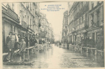 23. Angers inondé (Décembre 1910). La plus grande crue depuis 1711. Rue Beaurepaire