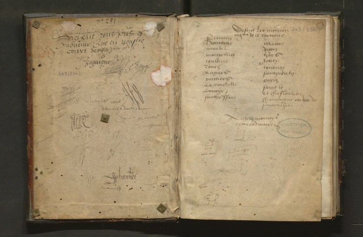 Coutumes d'Anjou. Début : « Par la coustume et stille du pais d'Anjou, gardé en court laye... »