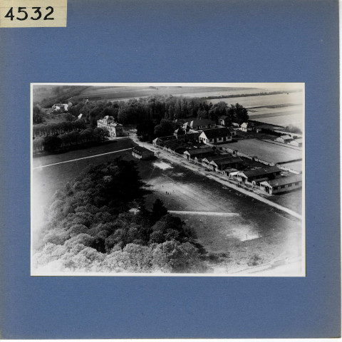 Brain-sur-l'Authion : Château de Narcé (vue aérienne)